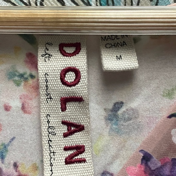 Dolan Anthropologie Rose‎ Floral Cap Sleeve Top - Picture 7 of 7